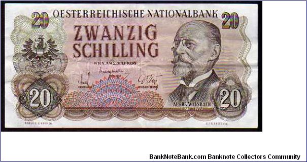 20 Shilling__
Pk 136a__

02-07-1956
 Banknote