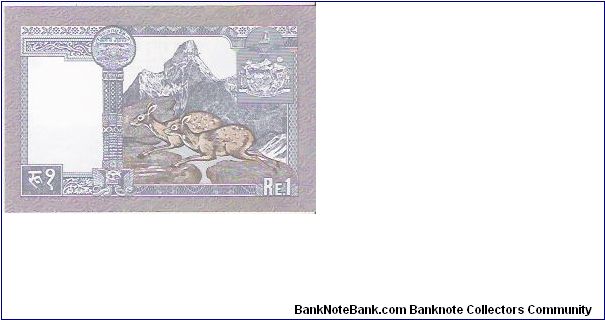 Banknote from Nepal year 1991