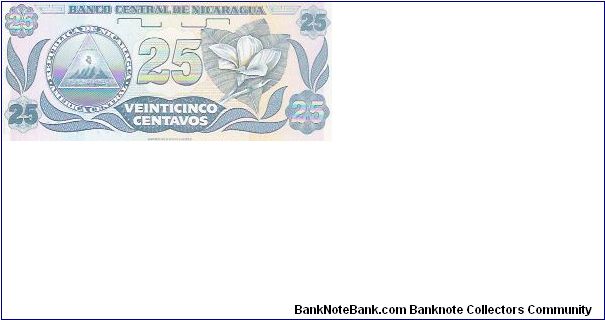 Banknote from Nicaragua year 1991