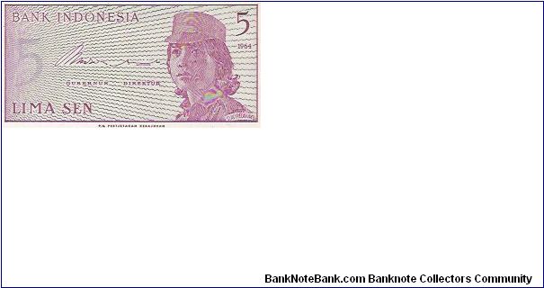 Banknote from Indonesia year 1964