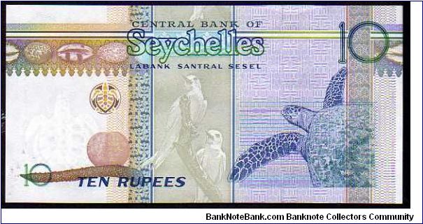 Banknote from Seychelles year 1998