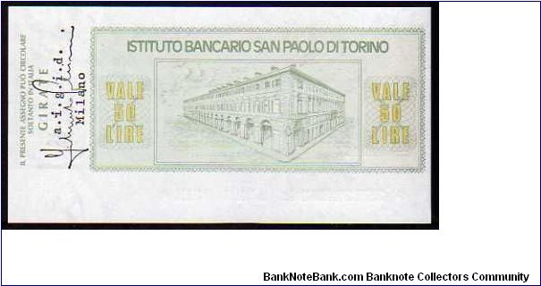 Banknote from Italy year 1976