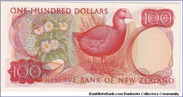 Banknote from New Zealand year 1976