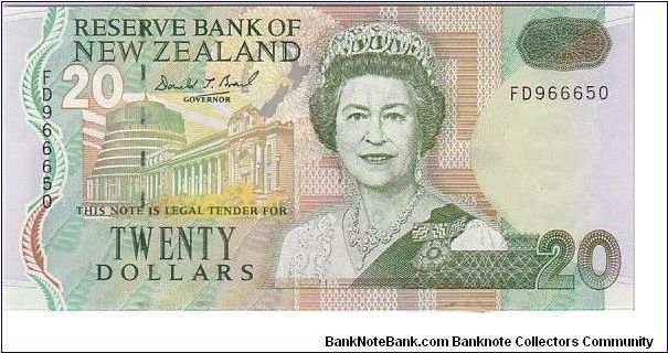 RSERVE BANK OF NZ
$20 Banknote
