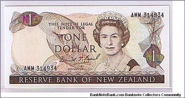 RESERVE BANK OF NZ
$1.0 Banknote