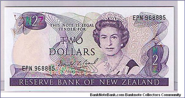 RESRERVE BANK OF NZ- $2.0 Banknote
