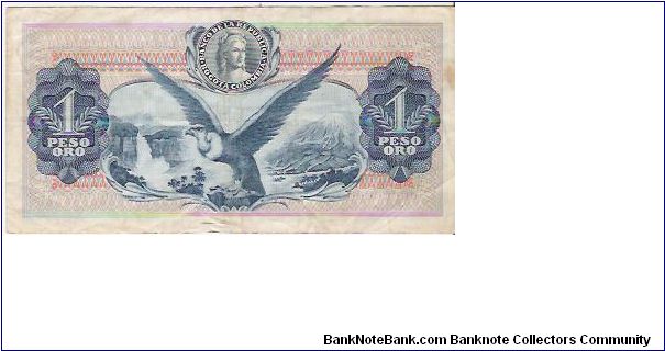 Banknote from Colombia year 1972