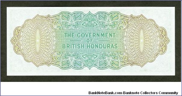 Banknote from Belize year 1964