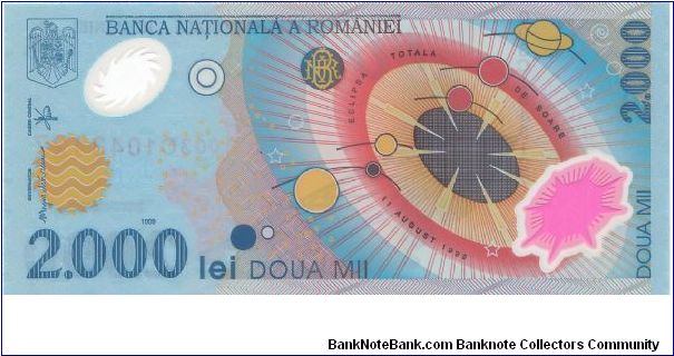 Banknote from Romania year 1999