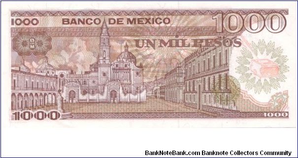 Banknote from Mexico year 1985