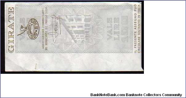 Banknote from Italy year 1973