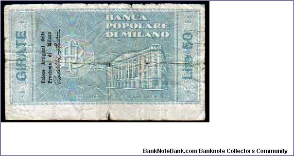 Banknote from Italy year 1977