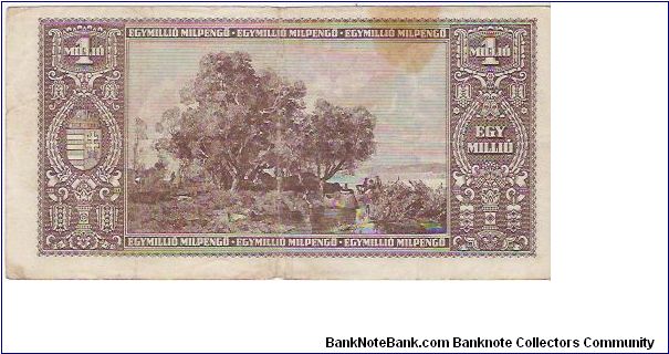 Banknote from Hungary year 1945