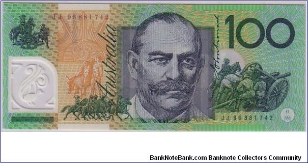 COMMONWEALTH OF AUSTRALIA $100 Banknote