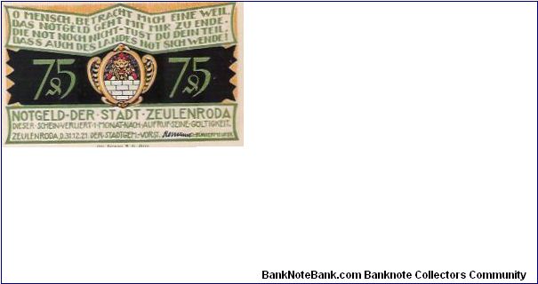 Banknote from Germany year 1921