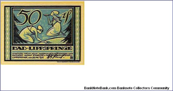 50 PFENNIG

28.5.1921 Banknote