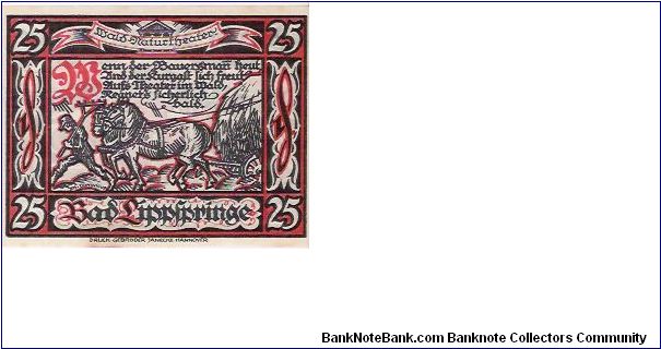 Banknote from Germany year 1921