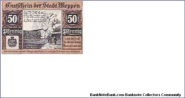 Banknote from Germany year 1921