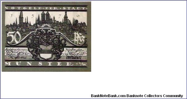 50 PFENNIG

1.8.1921 Banknote