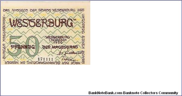 Banknote from Germany year 1921