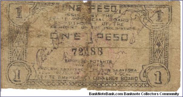 Banknote from Philippines year 1943
