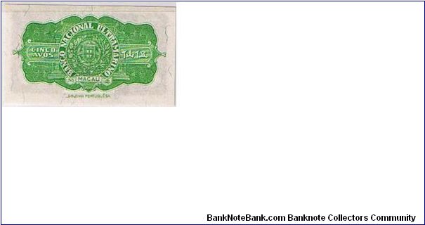 Banknote from Macau year 1946