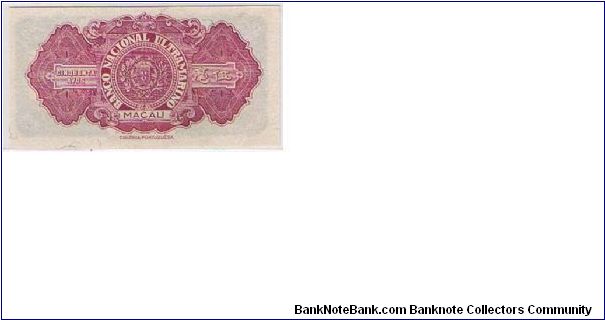 Banknote from Macau year 1946