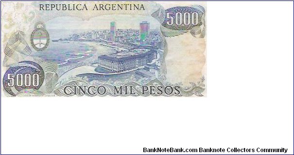 Banknote from Argentina year 1983