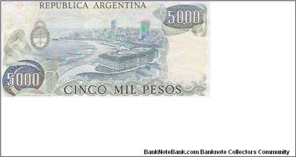 Banknote from Argentina year 1983