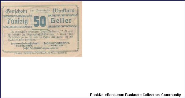 Banknote from Austria year 1920