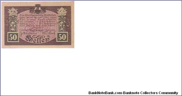 Banknote from Austria year 1920