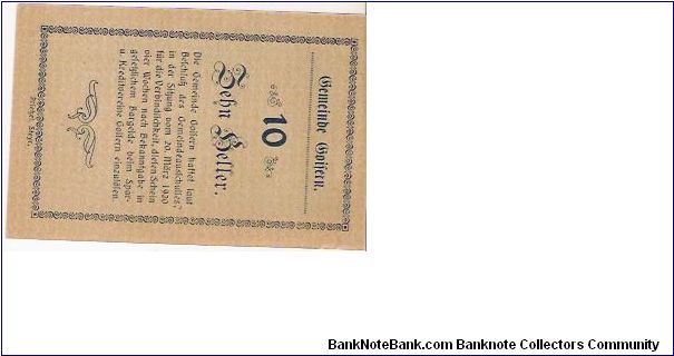 Banknote from Austria year 1920
