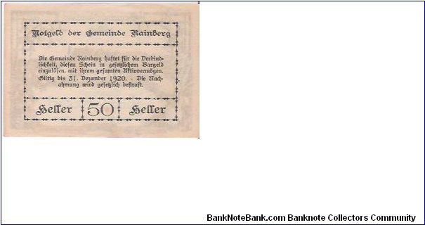 Banknote from Austria year 1920