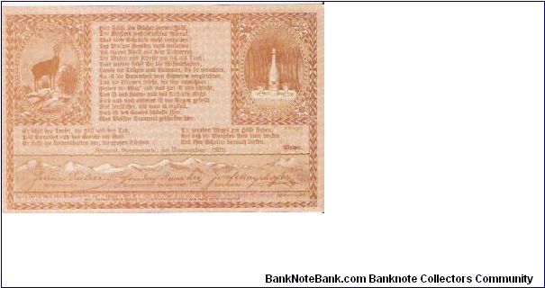 Banknote from Austria year 1920