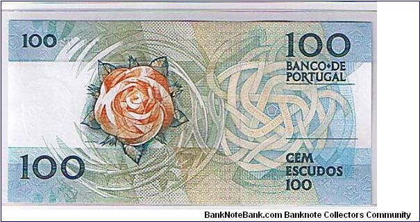 Banknote from Portugal year 1986