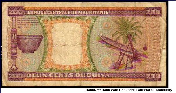 Banknote from Mauritania year 1992