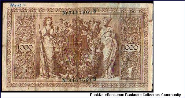 Banknote from Germany year 1910