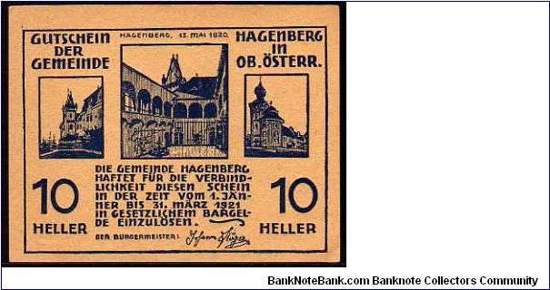 *NOTGELD*__


10 Heller__
Pk NL
 Banknote