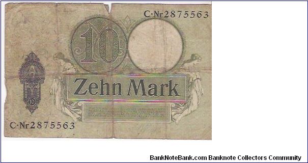 10 MARK

C-Nr2875563

P # 9 B Banknote