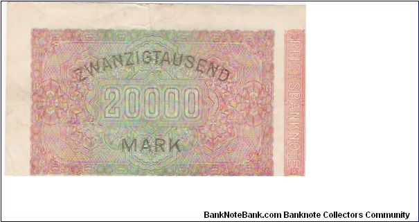 Banknote from Germany year 1923