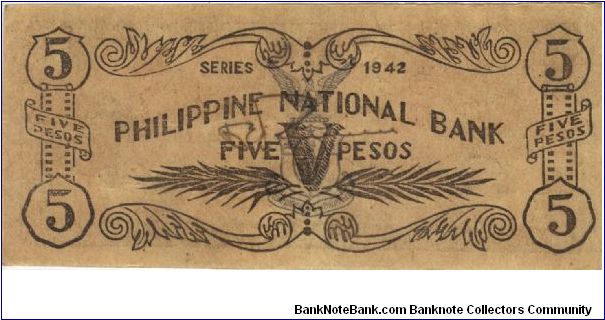 Banknote from Philippines year 1942