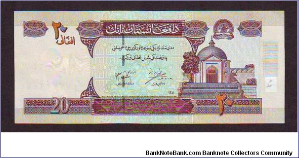 20 Afghanis
x Banknote