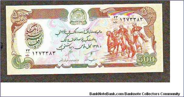 500 afghanis
x Banknote