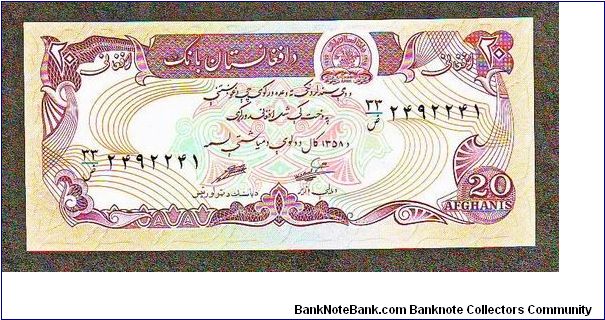 20 Afghanis
x Banknote
