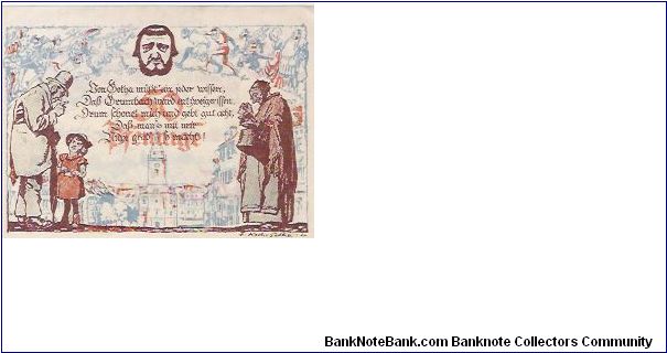 Banknote from Germany year 1921