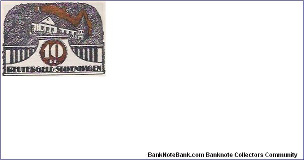 Banknote from Germany year 1921