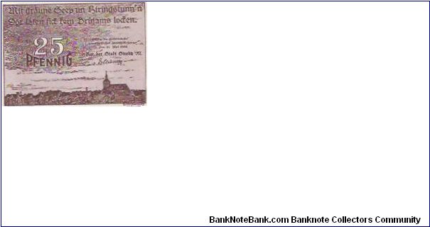 25 PFENNIG Banknote