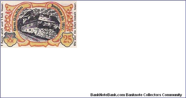 Banknote from Germany year 1921