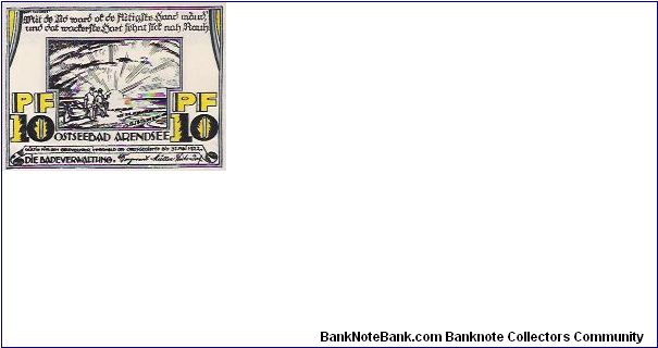 10 PFENNIG Banknote