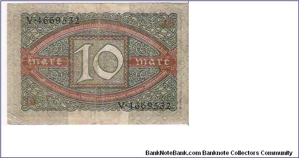 Banknote from Germany year 1920